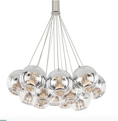 Artika ZN12P-C1 Malaga 12-Pendant Light Fixture With Dimmable Integrated LED