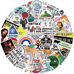 50Pcs Funny Adults Stickers Bulk, Prank Meme Sticker for Kids Teens Adults, S…