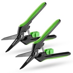 WORKPRO 2-Pack 6-Inch Garden Pruning Shears High-Carbon Steel Hand Pruners