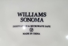 Williams Sonoma Figural Hydrangea Platter 15.5″ NEW Stoneware Blue Flower Summer