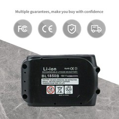 2Pack For Makita BL1850B 4000mAh 18V Lithium-Ion Battery LXT BL1860B BL1840B NEW