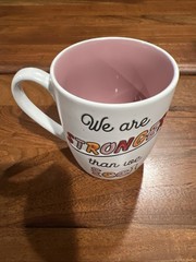 14 Onz Coffee Mug That Says We Are Stronger Then We Feel