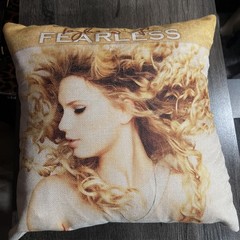 Taylor Swift Fearless Throw Pillow 15×15