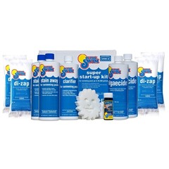 In The Swim Well Water Swimming Pool Start-Up Kit – Opening Chemicals with Metal