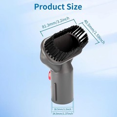 Stubborn Dirt Brush Vacuum Attachment Compatible for V7 V8 V10 V11 V15 Vacuum