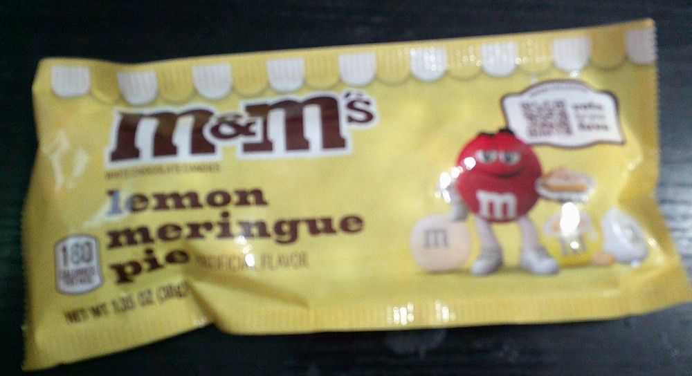 NEW M&M’s LEMON MERINGUE PIE chocolate candy pieces 1.35 oz LIMITED EDITION