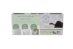 Avocado 100% Certified Organic Bed Pillow w/ Natural Latex and Kapok Fill Queen