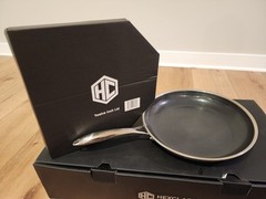 HexClad Hybrid 7-Piece Cookware Fry Pan Set 8” 10” 12” Inch W/ Lids & 12” Wok