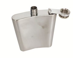 12oz Stainless Steel Whiskey Alcohol Pocket Flask with Portable Funnel 7”*3.7”