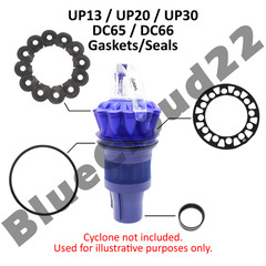 GENUINE Dyson UP13 UP20 UP30 DC65 DC66 GASKET SEALS RUBBER FOAM SET from Cyclone