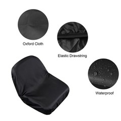 Universal Riding Lawn Mower Tractor Seat Cover Waterproof Oxford w/ Storage Bag