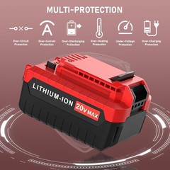 2PACK for PORTER CABLE 20V 20 Volt Lithium Battery /Charger Max PCC680L PCC685L