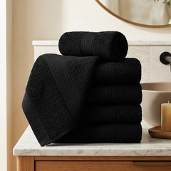 Ample Decor Wash Cloths Pack of 10/20/50 100% Cotton High Absorbency Soft