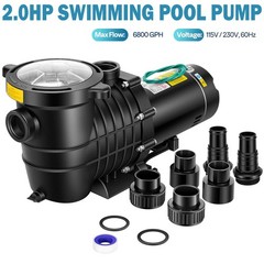 1.5HP 2HP Swimming Pool Pump Replacement for Hayward In/Above Ground 115V/230V
