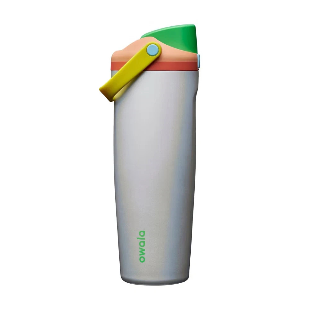Owala 30oz Stainless Steel Bucket Handle Insulated Bottle Opal Dream Silver