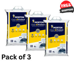 Morton Salt Clean and Protect Water Softener Salt Pellets, 40 lb. Bag (3 PACK )