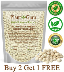 250 Moringa Oleifera Seeds Kernel 2 oz. SHELLED Fresh Organic Semilla De Moringa