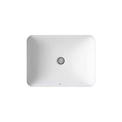 Caxton 20.4 In. X 19.75 In. Undermount Bathroom Sink in White Vitreous China