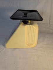 Vintage Taylor 22 lb Kitchen Scale Cream Black Analog Countertop Food Scale
