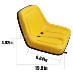 For John Deere Lawn Mower Garden Tractor Seat Yellow 318 322 330 332 400 420 430