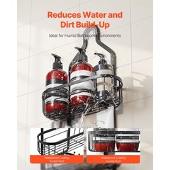 Shower Caddy 3-Tier Hanging Bathroom Shower Storage Organization Shelves Rack