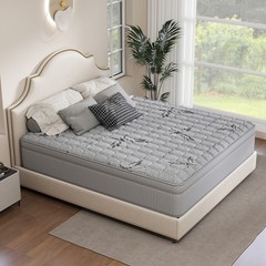 12″ 14″ Gel Memory Foam Mattress Hybrid Spring Twin Full Queen King In A Box