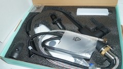 FORIOUS BLACK PULL DOWN KITCHEN FAUCET w/ SOAP DISPENSER FF0033B-SD -NEW IN BOX