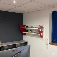 Marlboro Racing Rear Wing Shelf – Formula Style Spoiler Wall Decor