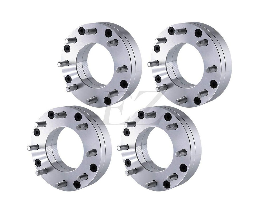 4 Wheel Adapter 6×135 to 8×6.5 Fits 6 Lug F150 Hub For Chevy Add Lug Nut – None