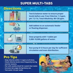 In The Swim 3 inch 5-in-1 Super Multi-Tabs – Swimming Pool Sanitizer