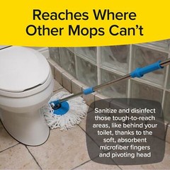 Hurricane Spin Mop Home Cleaning System by BulbHead, Floor Mop with Bucket