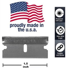 Razor Blades Single Edge Extra Sharp Super Strong Made in USA!!