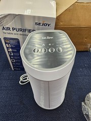 Sejoy Air Purifier 3-Stage Filtration 120V 60Hz For Table And Desktop