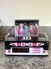 1D One Direction Boy Band Alarm Clock Radio Stage Lights Up Tested Works Used
