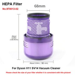 2Pcs Replacement Hepa Filter for Dyson SV14 SV15 SV17 SV22 SV28 Vacuums