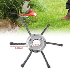 Steel Wire Grass Trimmer Head Lawn Mower Brush Cutter Weed Eater Trimmer Head