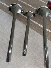 Williams-Sonoma Stainless Steel Serving Lot Of 3 Ladles