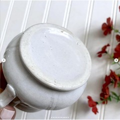 Vintage Chippy Ironstone Teapot Lidded Classic White Stained Crazed