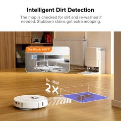 Roborock Qrevo Pro Robot Vacuum,7000Pa,Hot Water Mop Wahshing – Certified Refurb