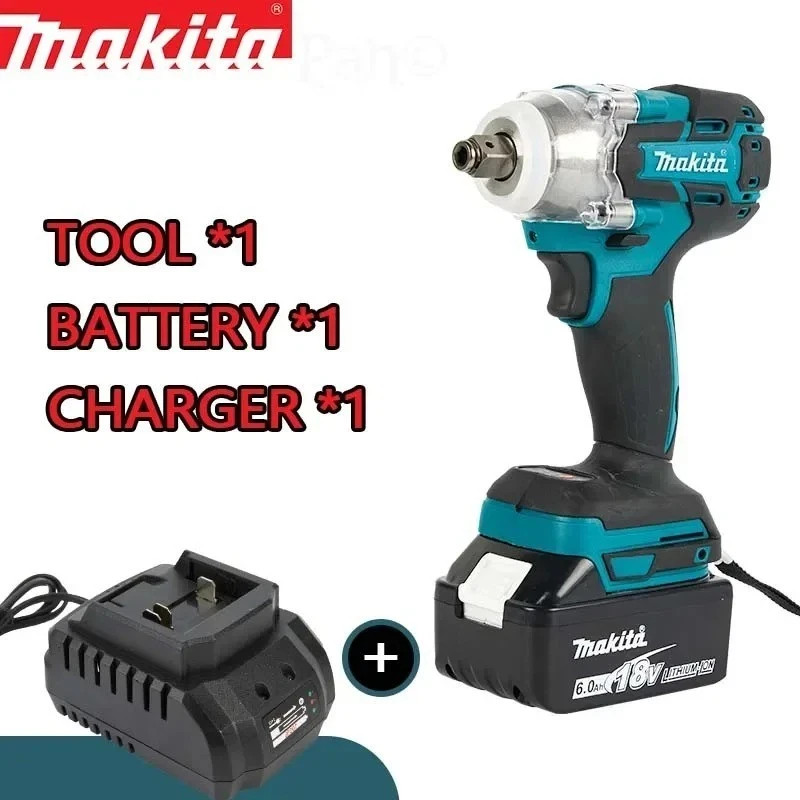 Makita DTW285 Cordless Impact Wrench Tool Battery Charger OEM