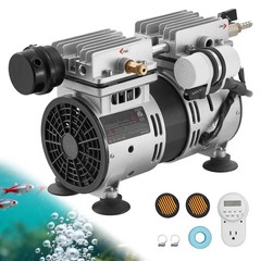 Uimoso Pond Aerator for Lakes up to 3Acres with 5.2CFM 3/4HP Air Compressor 550W