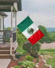 New 5’x8’ Polyester MEXICO FLAG Mexican Banner Pennant Bandera Indoor Outdoor