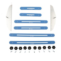 Stair Tread Gauge Template Tool Stair Shelf jig Measuring Scribe Tool Adjustable