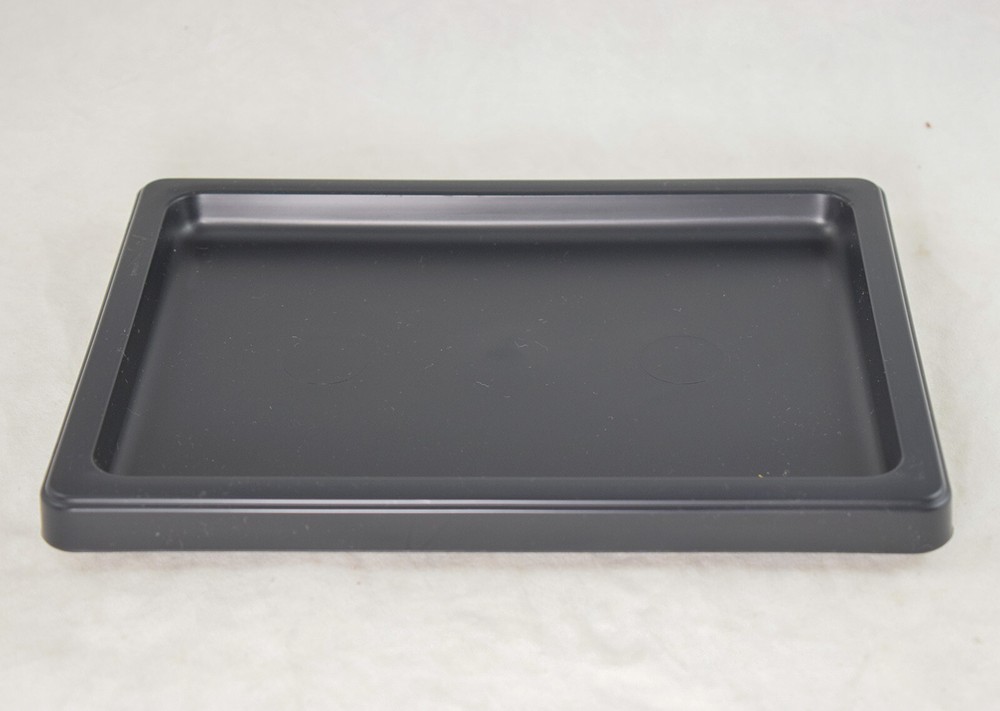 Japanese Rectangular Black Plastic Humidity/Drip Tray for Bonsai Tree 8.5″- 18″