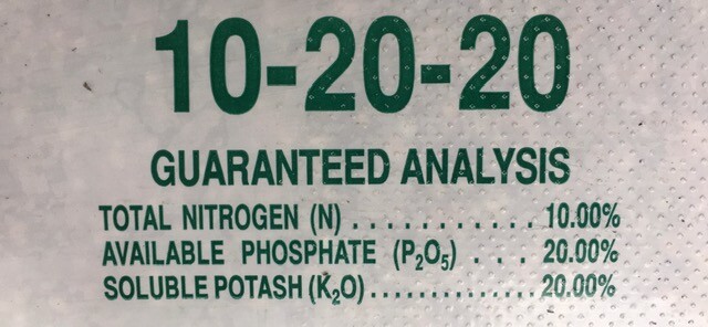 10-20-20 Fertilizer Fruit and Vegetable Fruit Set Blend
