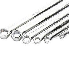 Extra Long Box End Wrench Set, Metric Durable Aviation Spanner 6PCS CRV 8 – 19mm