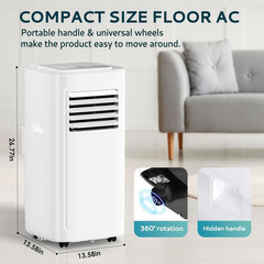 Portable Air Conditioner 8000/10000 BTU Random Model AC Unit for Bedroom, Office