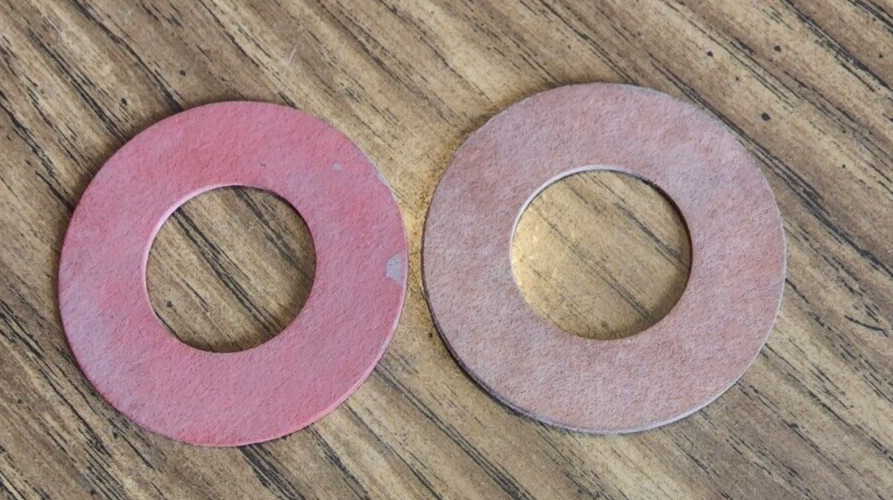 Fiber Mower Blade Washer 1-1/8″ ID x 2-5/16 OD X 1/16″ Thick (lot of 2)