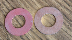 Fiber Mower Blade Washer 1-1/8″ ID x 2-5/16 OD X 1/16″ Thick (lot of 2)