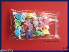 100 CRYSTAL CLEAR SELF ADHESIVE RESEALABLE CELLO OPP MULTI-SIZED BAGS